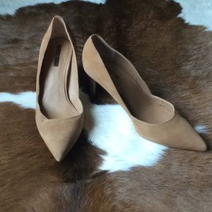 Camel colored heels